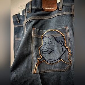 Men's Fubu Blue Jeans Fat Albert 38/34